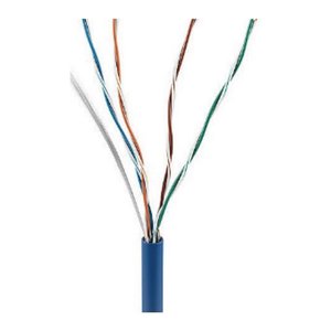ADI PRO 0E-CAT5CMBL CAT5e Non-Plenum Cable, 24/4 Solid BC, Unshielded, UTP, CM, Sunlight Resistant, 1000' (304.8m) Express Box, Blue