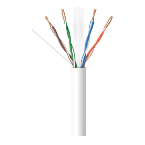 ADI PRO 0E-CMR6WHR CAT6 23/4 Solid BC Cable, Unshielded UTP, Riser CMR, FT4, 1000' (304.8m) Express Box, White