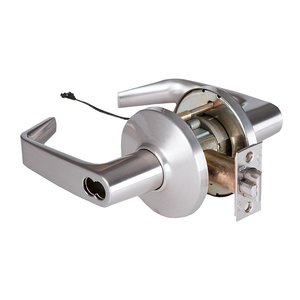 BEST 9KW37DEU15DS3626RQE 9KW Series Grade-1 24VD Electric Cylindrical Lock, Fail Secure, 15D Design, Satin Chrome