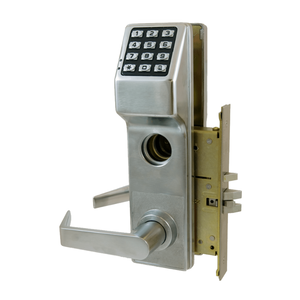 Napco DL2700CRL US26D Mortise Lock with Keypad Trim, 100 Users
