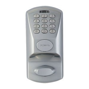 RCI E1502 E-Plex 1500 Series Deadbolt with Key Override, 100 Access Codes, 1,000 Audit Events, Satin Chrome