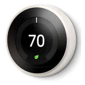Google 3rd Generation Single Stage Smart Learning Thermostat, White (NEST3017CA)