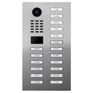 DoorBird 429614691 D2118V IP Video Intercom, Flush-Mount
