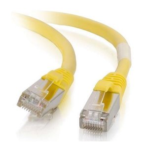 C2G CG00870 14' CAT6 Snagless Shielded Twisted Pair Cable, 14', Yellow