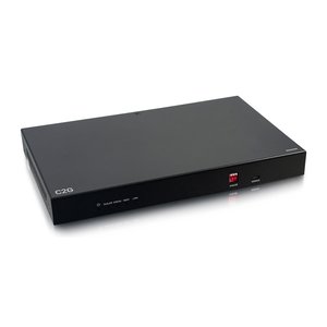 C2G C2G30016 HDMI HDBaseT RS232 and IR over Cat Extender Box Scaling Receiver, 4K 60Hz, Black