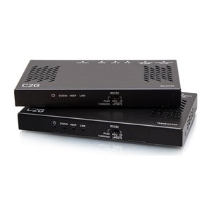 C2G C2G30026 HDMI HDBaseT RS232 and IR over Cat Extender Box Transmitter to Box Receiver, 18Gbps, 4K 60Hz, Commercial