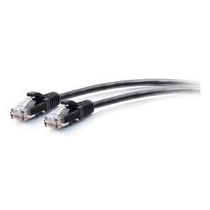 C2G C2G30141 CAT6a Slim Snagless Unshielded Ethernet Network Patch Cable, 3', Black