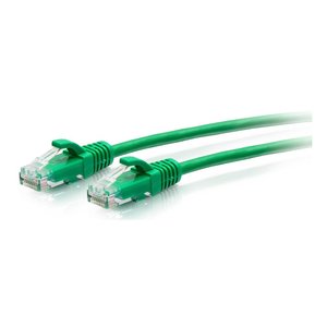 C2G C2G30158 15' CAT6A Slim Patch Cable, 1-Pack, 15', Green