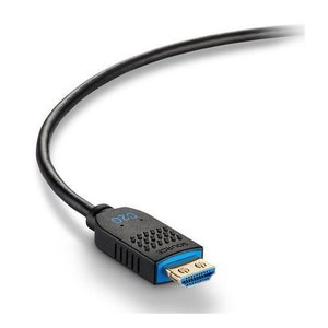 C2G C2G41482 Performance Series High Speed HDMI Cable, Active Optical Cable, Plenum Rated, 4K 60Hz, M/M, Black, 25'