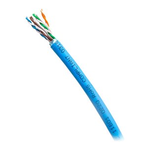 C2G C2G56040 Cat6 Shielded Bulk Ethernet Cable, 23 AWG, 1000' Riser CMR, Blue