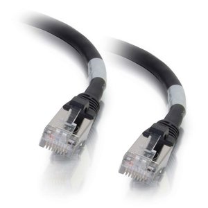 C2G CG00710 CAT6a Snagless Shielded (STP) Ethernet Network Patch Cable, 5' (1.5m), Black