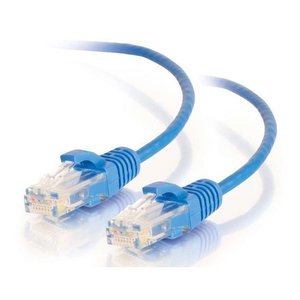 C2G CG01082 CAT6 Unshielded Twisted Pair 28AWG Ethernet Cable, 9', Blue