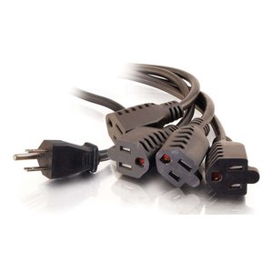 c2g cg29803 16 awg 1-to-4 power cord splitter, 1 nema 5-15p to 2 nema 5-15r, taa compliant, 1.5' (0.46m) image of 2d-cg29803;c2g cg29803 16 awg 1-to-4 power cord splitter, 1 nema 5-15p to 2 nema 5-15r, taa compliant, 1.5' (0.46m) image of 2d-cg29803;c2g cg29803 16 awg 1-to-4 power cord splitter, 1 nema 5-15p to 2 nema 5-15r, taa compliant, 1.5' (0.46m) image of 2d-cg29803