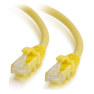 C2G CG50743 CAT6a Snagless Unshielded (UTP) Ethernet Network Patch Cable, 3' (0.9m), Yellow
