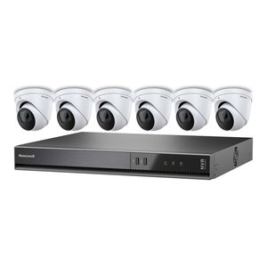 Honeywell HN35080202E65PK 35 Series Video Surveillance Kit with (6) 5MP Day-Night Ball Cameras and (1) 8-Channel NVR