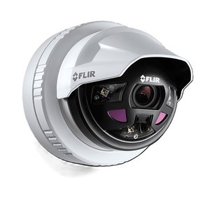 FLIR 427-0100-01-00DH-390 Saros 2MP Dome Camera with Lepton Thermal Sensors, 1080p, IR and Visible LED Illuminators