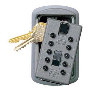 Kidde 001193 KeySafe Original 2-Key Slimline, Push Button, Titanium