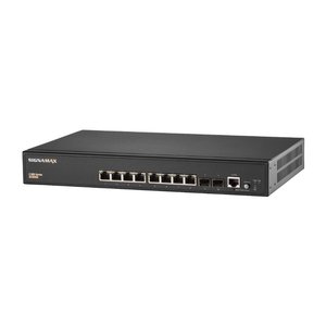 Signamax FO-SC30050 C-300 Series 8-Port Gigabit PoE+ Managed Switch with 2-SFP Ports