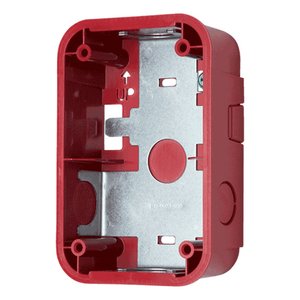 System Sensor SBBGRL L-Series, Compact Footprint, Wall Surface-Mountable Back Box, Red