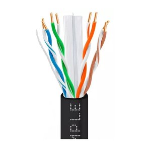 Wavenet 6E04URBK3N CAT6 600MHz UTP Riser Cable, Black