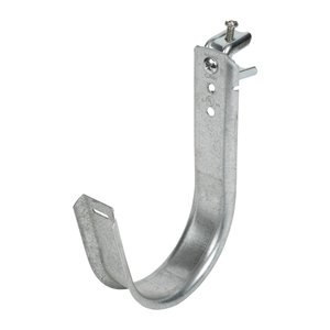 Cablofil CJ64HPBC 4" J-Hook Wide/Retainer Screw on Beam, Clip 1/2"