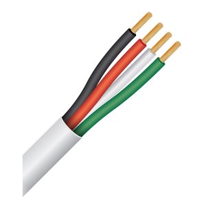 Paige 2U18042B1 18/4c Stranded, Plenum, White Jacket, 1000' Box
