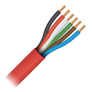 Paige 5U1802S3B1 18/2c Solid FPLP, Plenum, Red Jacket, 1000' Box