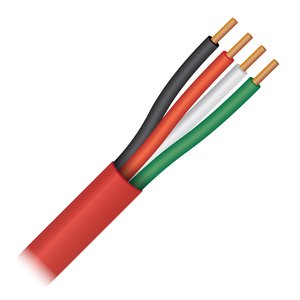 Paige 5U1804S3B1 18/4c Solid FPLP, Plenum, Red Jacket, 1000' Box