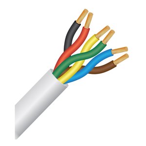 Paige 74183PRWZ 18/3Pair Stranded, Non-Plenum, White Jacket, 1000' Box