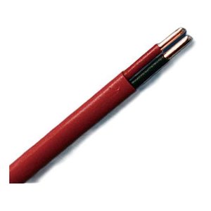Paige 5U1402S3R1 14-2 Bulk Fire Alarm Cable, 300V, LSPVC, 1000' Reel, Red