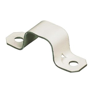 Wiremold v504 Mounting Strap (One- or Two-Hole) Fitting, 500-Pack, Ivory