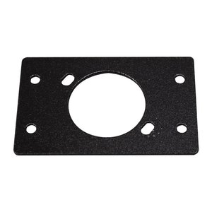 Wiremold AV9016BK XLR Pane Mount Plate, Black, TAA Compliant