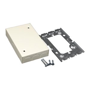 Wiremold V5760 500/700 Blank Extension Box Fitting, TAA Compliant, Ivory