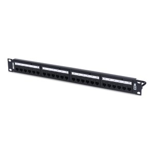 Belden AX101456 FLEX Patch Panel, 24 Ports, 1U, Black