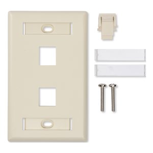 Belden AX102005 Plaques murales pour téléphone 1 port, acier inoxydable