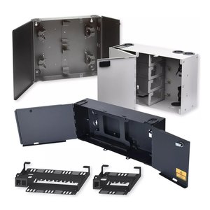 Belden AX106817 Wall Mount FX Ultra and UHD Patch Panel, Black