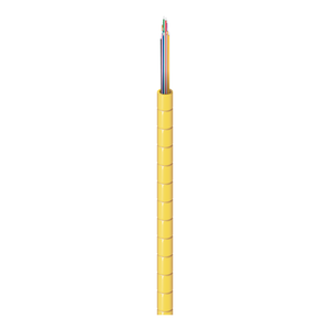Belden FISX012W0 FX Indoor OS2 12 Fiber OptiTuff Mini Fiber Cable, OFNP Non-Unitized, Yellow