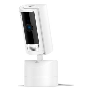 Ring Pan-Tilt Indoor 1080p HD Camera with 360° Horizontal Pan Coverage, Live Video and Two-Way Talk, White (B0CG2VF5NV)