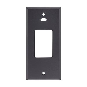 Ring Retro Fit Kit, Adapter Plate, Mounting Screws and Anchors, Black (B07QZV7QFS)