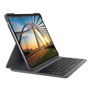 Logitech 920-009703 Slim Folio Pro Backlit keyboard case with Bluetooth for iPad Pro 12.9"