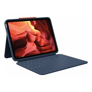 Logitech 920-011133 Rugged Combo 4 Keyboard Case for iPad (10th Gen), Black