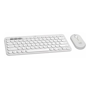 Logitech 920-012201 Pebble 2 Combo for Mac with Slim Keyboard and Mouse, Tonal White English US (QWERTY)
