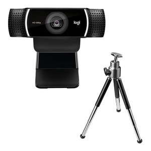 Logitech C922 Pro Stream 1080p Webcam for HD Video Streaming, Black
