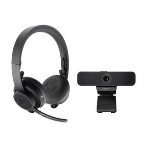 Logitech 991-000310 Personal Video Collaboration Kit with Headset and Webcam