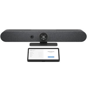 Logitech Rally Bar Mini Bundle for Small Meeting or Huddle Room, Includes Rally Bar Mini and Tap IP