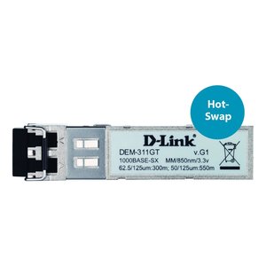 d-link dem-311gt 1000base-sx multi-mode 550 m lc sfp transceiver image of 8e-dem311gt