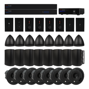 Episode EA-COM-EBMS-BND-L-BL Business Music Solution Commercial Audio Bundle, Large, Black