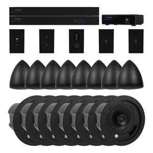 Episode EA-COM-EBMS-BND-M-BL Solution musicale d’affaires Ensemble audio commercial, moyen, noir