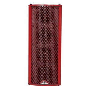 Silent Knight 90243A-802-05-L HyperSpike LineWave 4-Speaker Array, UL1480, 40W, Red