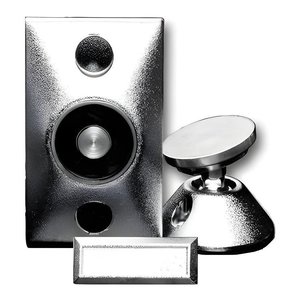 Silent Knight DH24120FPC Door Holder, Semi-Flush, Chrome